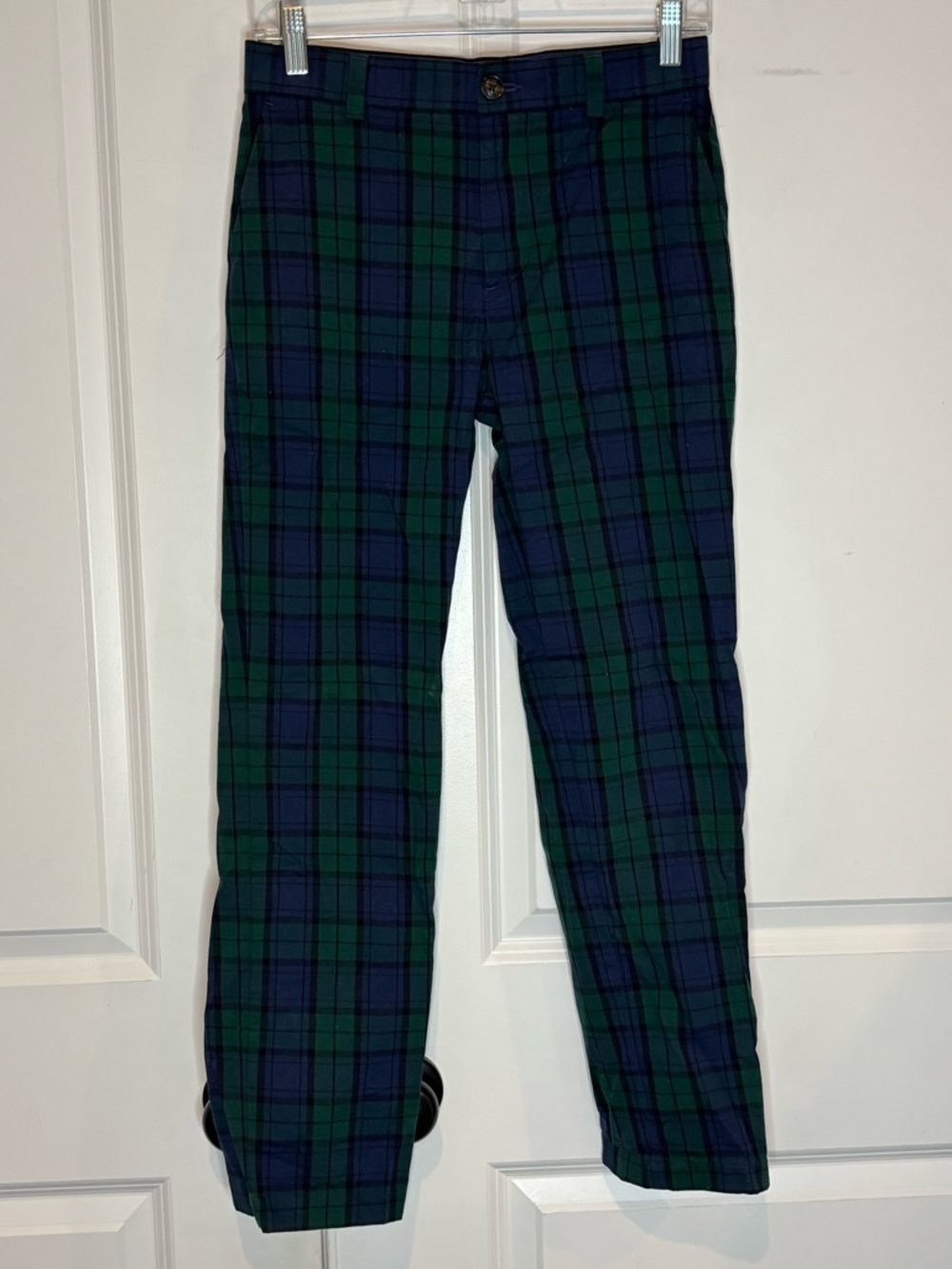 Vineyard Vines Breaker Pant Blackwatch Plaid Charleston Green Blue Holiday Chino